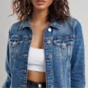 Soft Jean Garage Denim Jacket with top light fade patina
